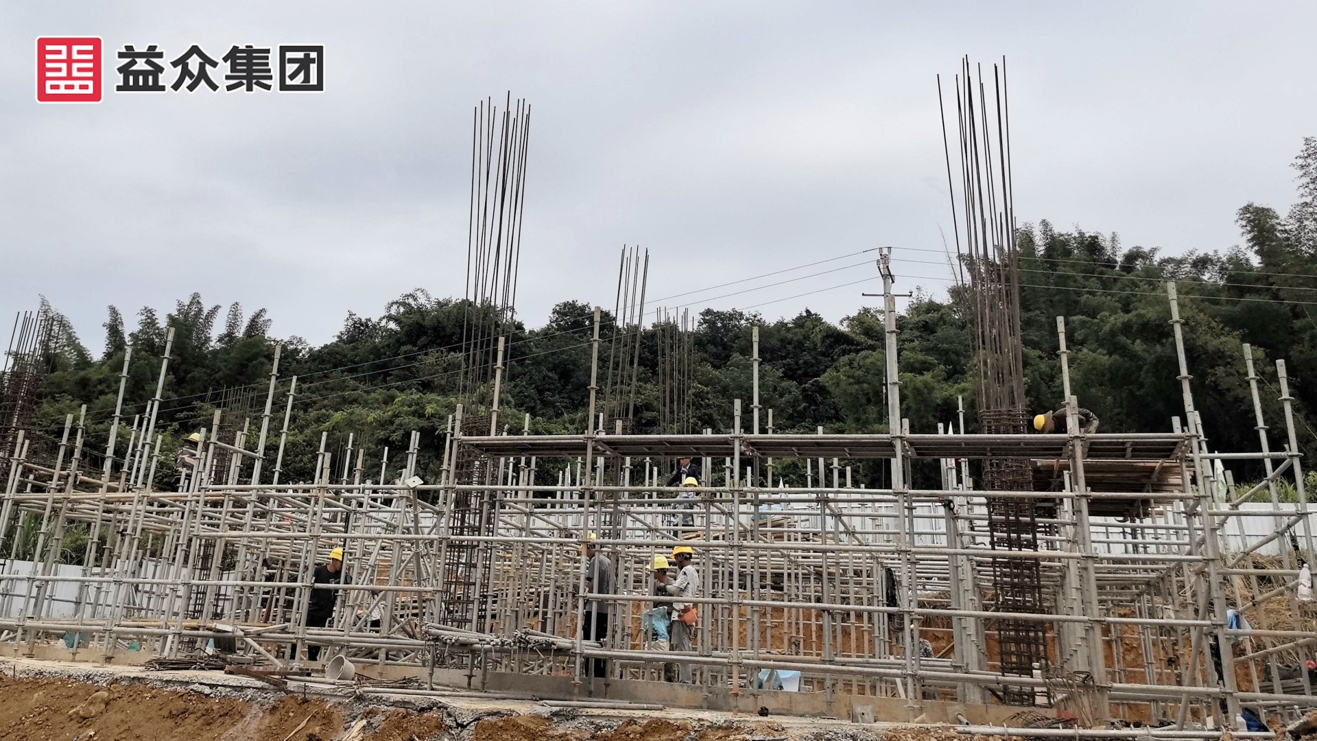 配電間、污泥脫水間支模架搭設(shè)_副本